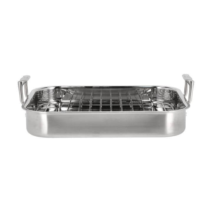 Somme oven pan with grid 32x26,5x5,5 cm - Stainless steel - Pillivuyt