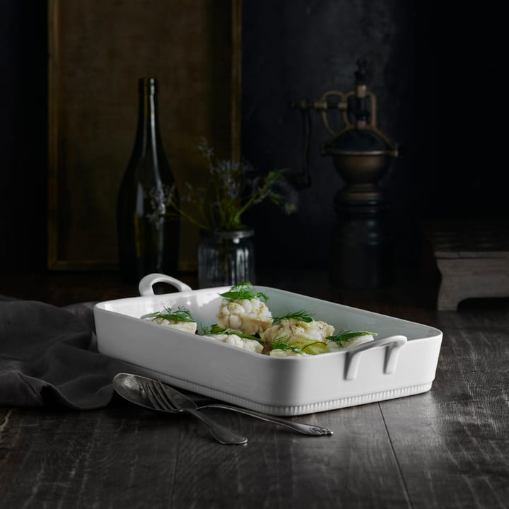 Toulouse lasagne plate white with handle - White - Pillivuyt