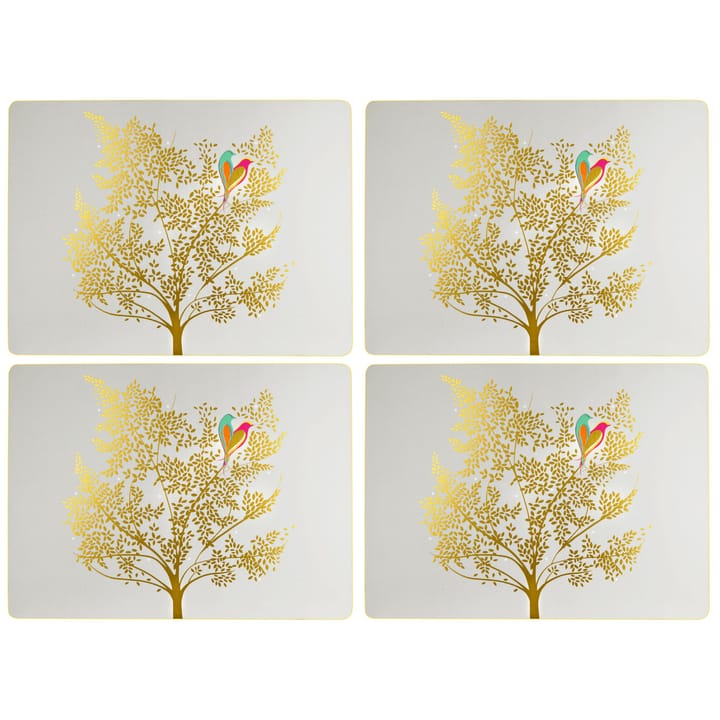 Chelsea Collection coaster 4-pack - Light grey - Pimpernel