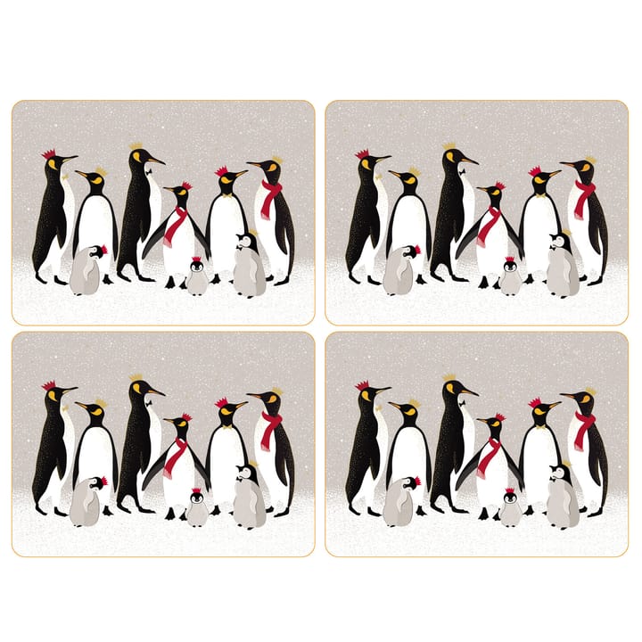 Christmas Penguin placemat 4-pack - 30x23 cm - Pimpernel