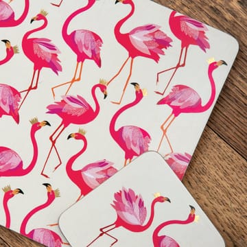 Flamingo coaster 4-pack - 30x23 cm - Pimpernel