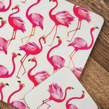 Flamingo coaster 6-pack - Pink - Pimpernel
