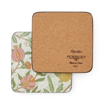 Morris & Co Simpley mixed glass coasters 6 pieces - Fruit, Willow, Marigold - Pimpernel