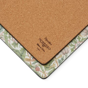 Strawberry Thief Placemats 30x40 cm 4 pack - Green - Pimpernel