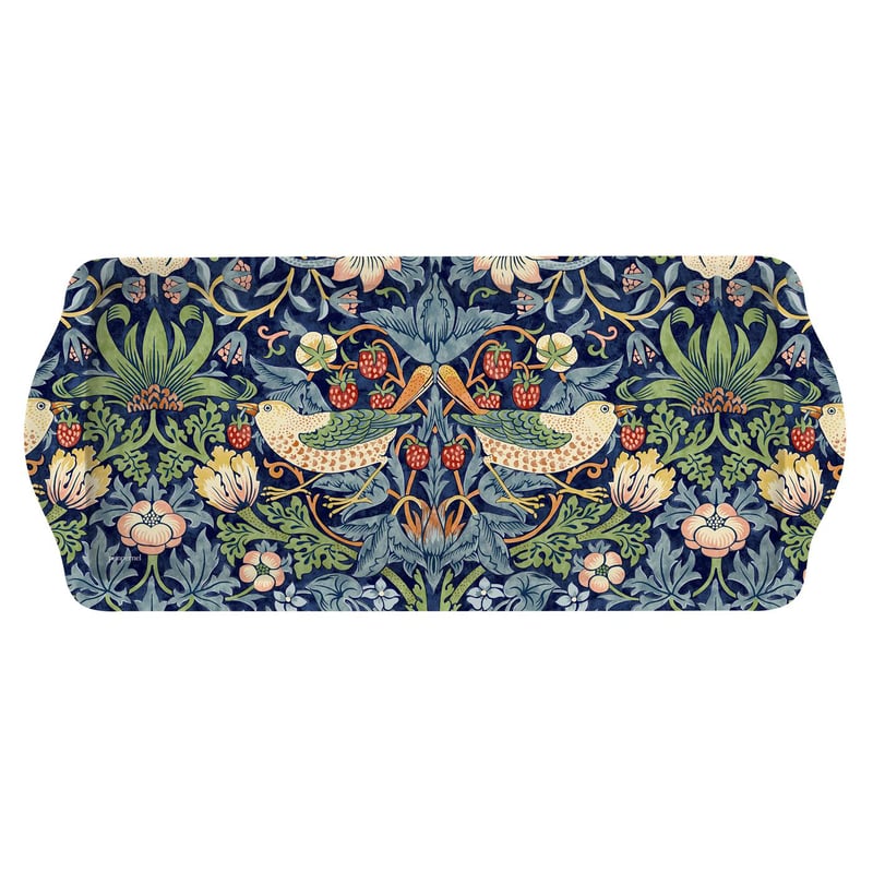 Pimpernel Strawberry Thief sandwich tray Blue