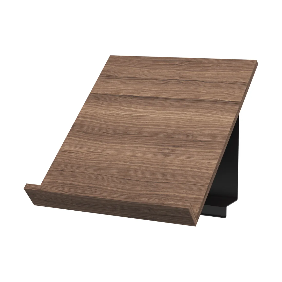 Pira G2 magazine shelf, Walnut-dark grey Pira