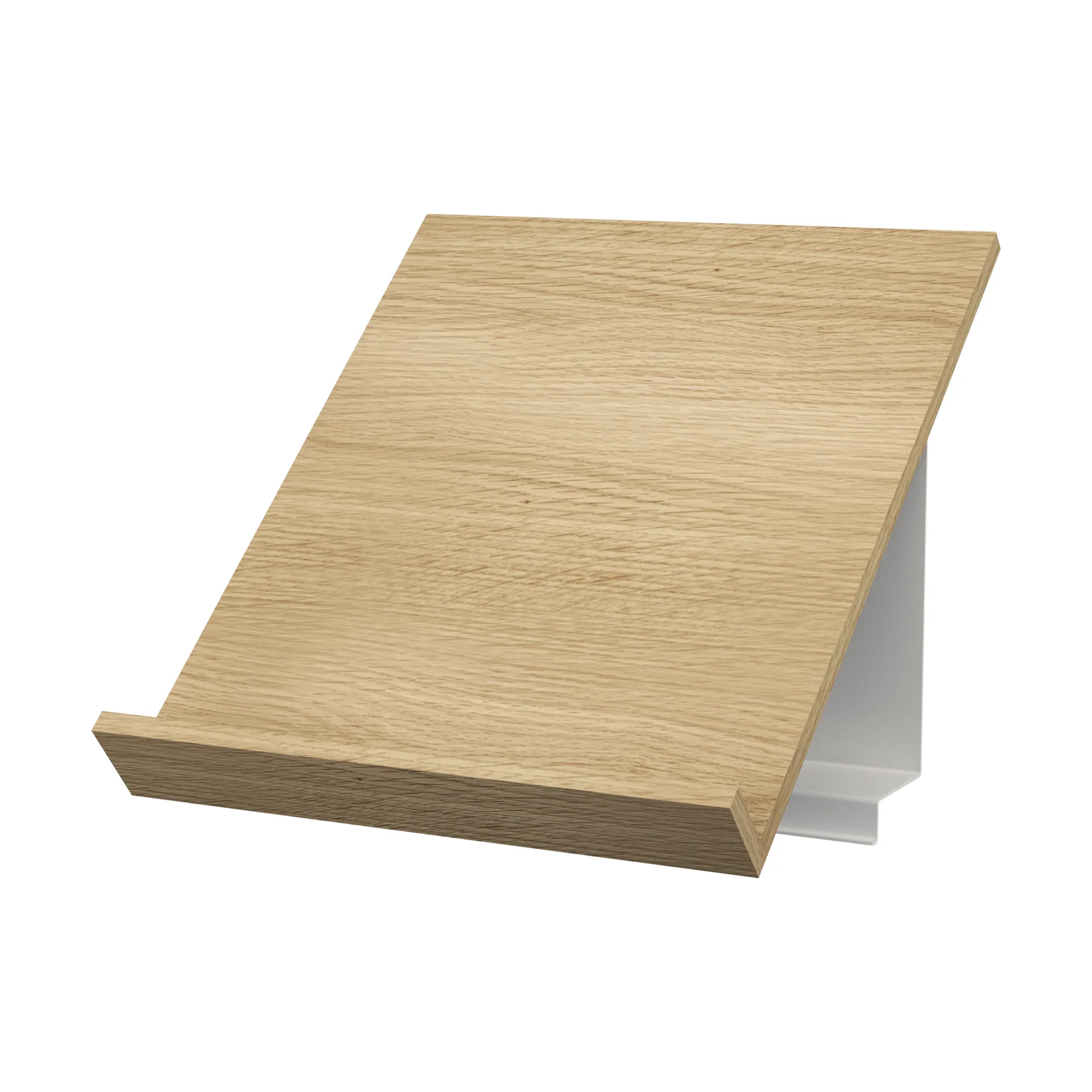 Pira G2 magazine shelf, White oak-white Pira