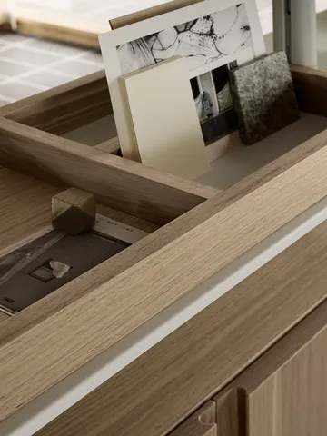 Pira G2 shelving system F C B White/Oak 248–255 cm - Pira