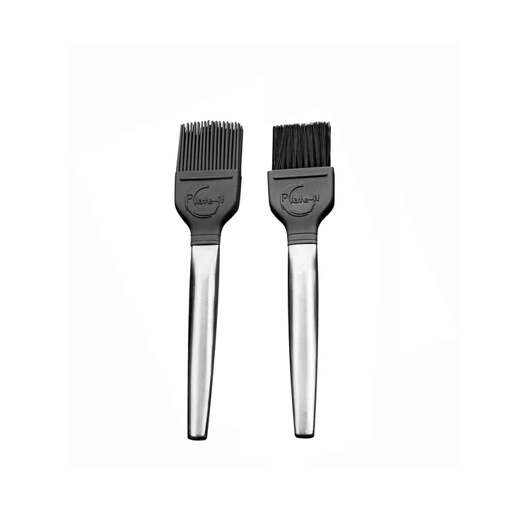 Plate-it decorating brushes - Stainless steel, 2 pieces - Plate It