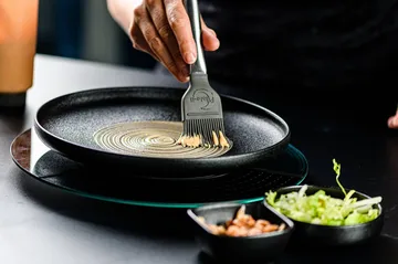 Plate-it decorating brushes - Stainless steel, 2 pieces - Plate It