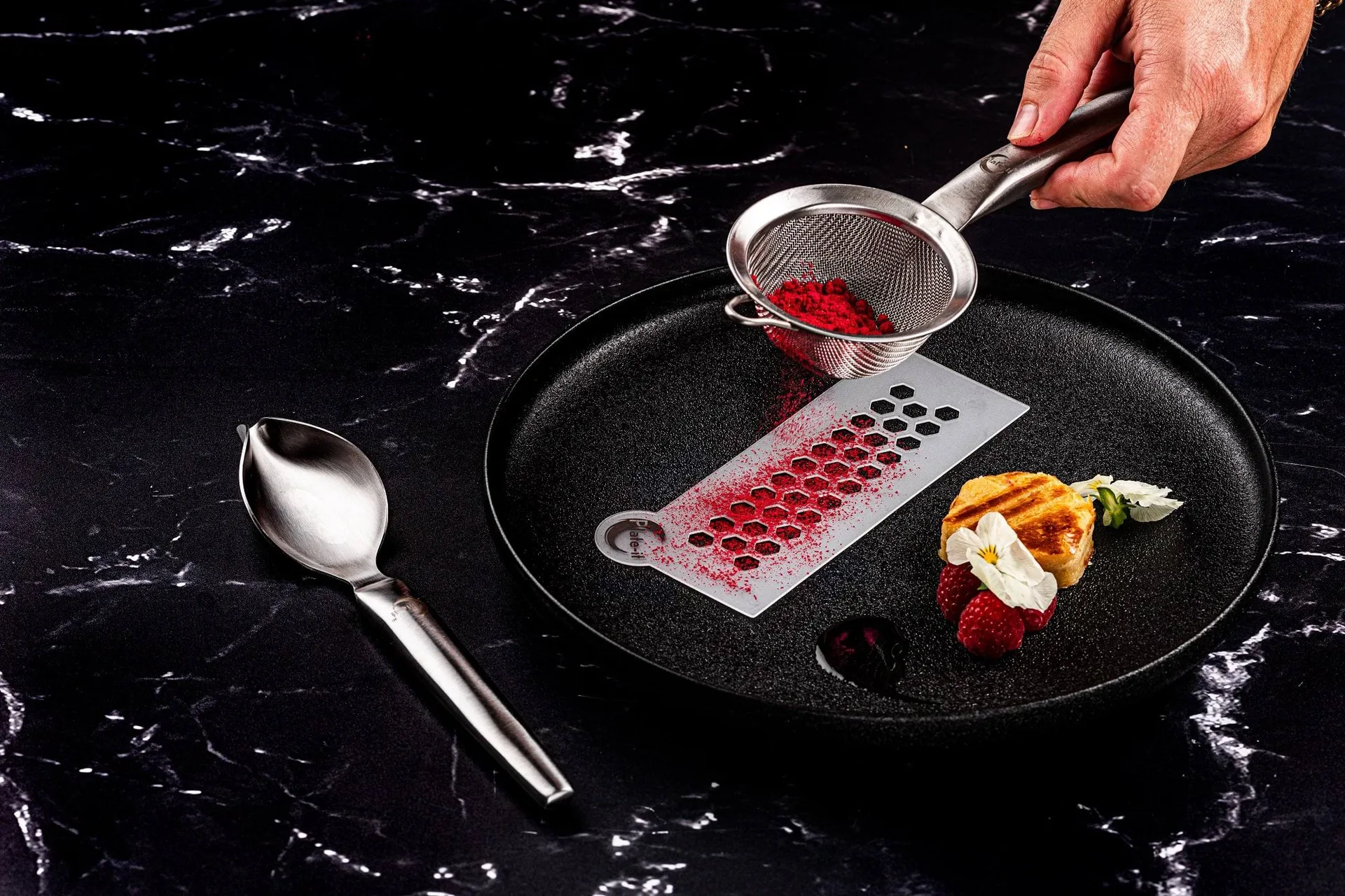 Plate-it decorating sieve, Stainless steel Plate It