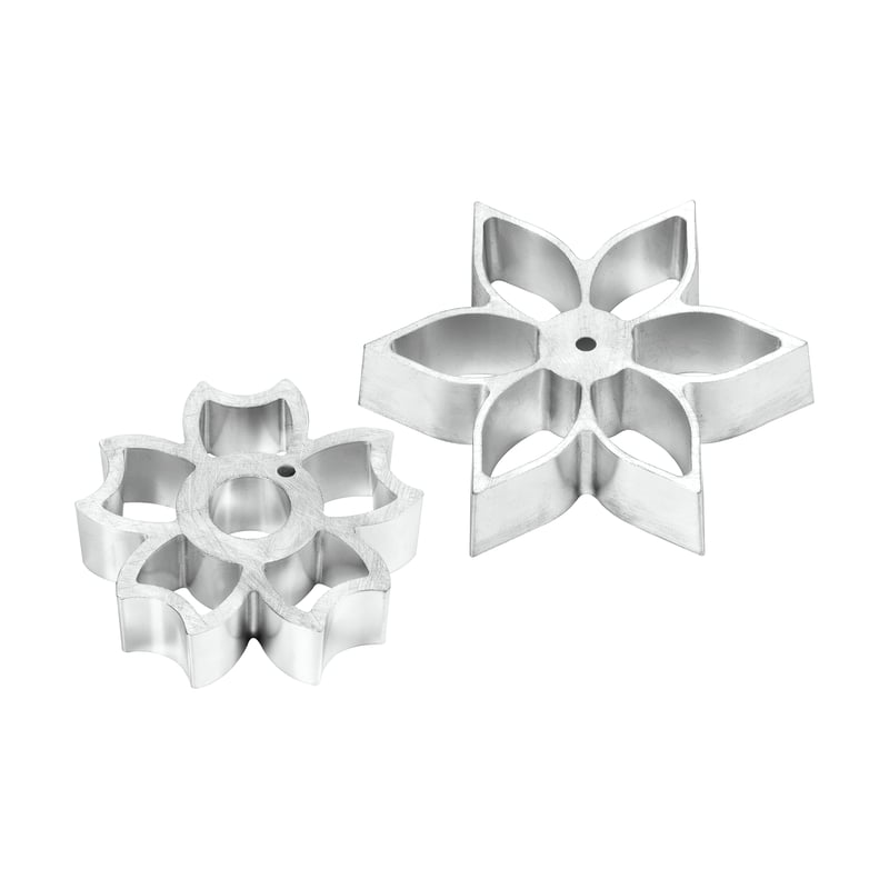 Plate It Plate-it flower power rosette iron 2-pack Steel