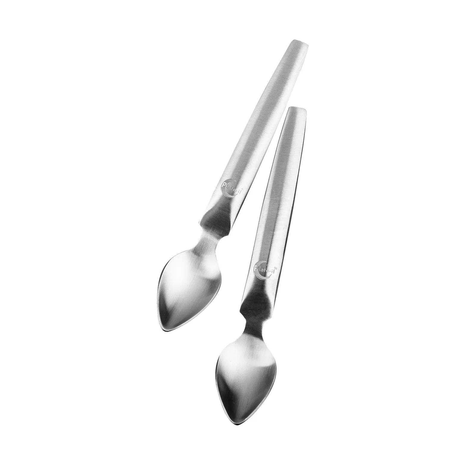 Plate-it quenelle spoons 2-pack, Stainless steel Plate It