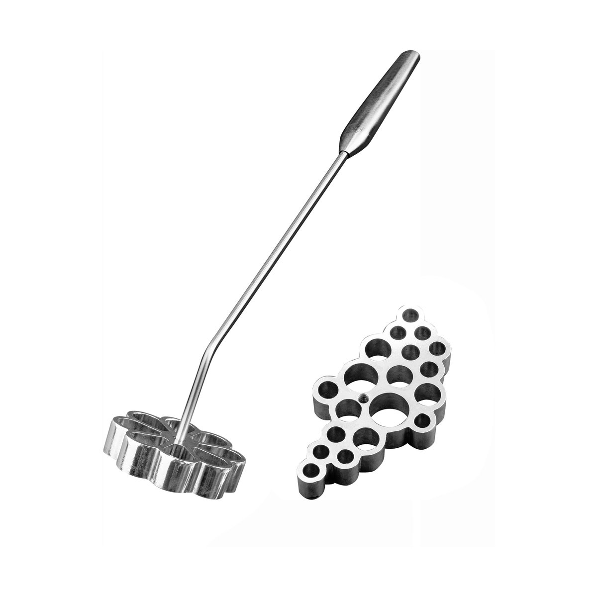 Plate It Plate-it rosette iron 3 parts Steel | Scandinavian Design | Other kitchen utensils | Silver-coloured