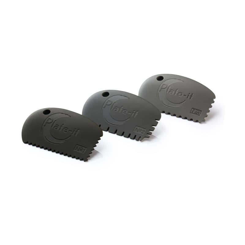 Plate It Plate-it scraper 3-pack Gray