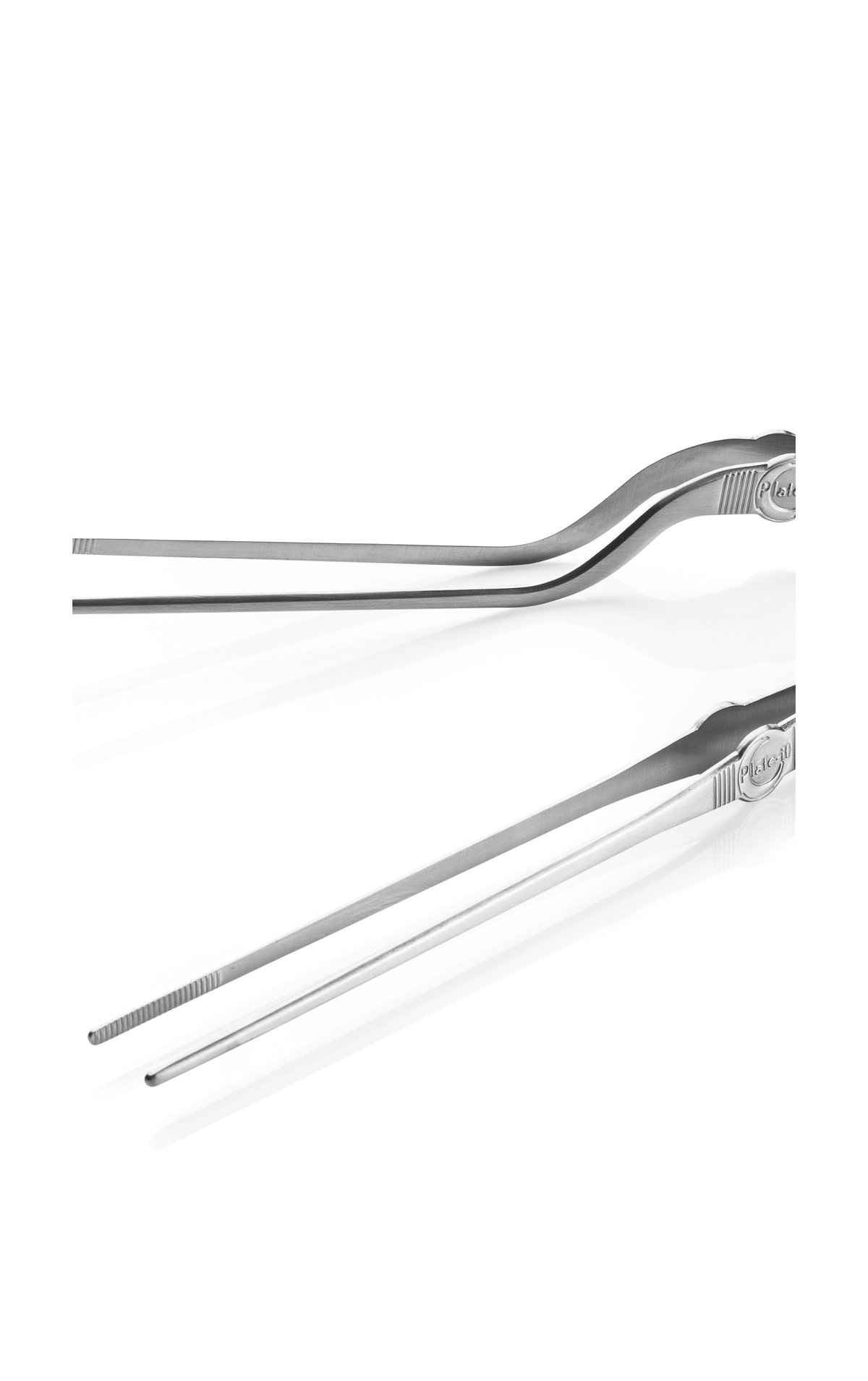 Plate It Plate-it tweezers 2-pack Steel | Scandinavian Design | Tongs & turners | Silver-coloured