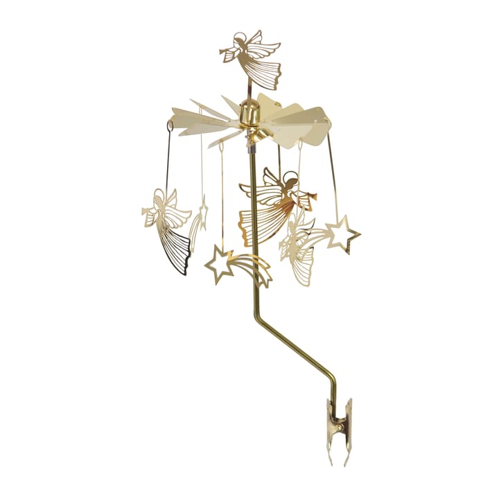 Angel chimes clips angels and stars - gold - Pluto