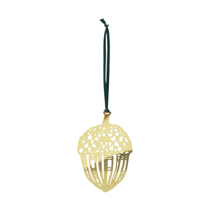 Acorn Christmas pendant, Gold Pluto Design
