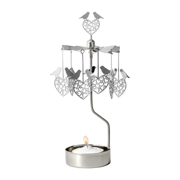 Angel chime birds and hearts - Silver - Pluto Design