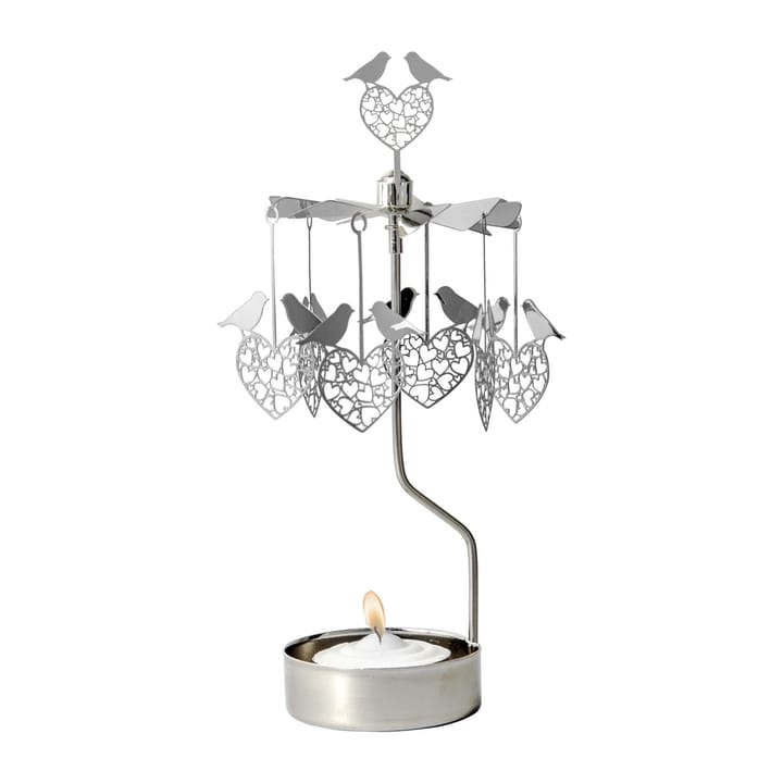 Angel chime birds and hearts - Silver - Pluto Design