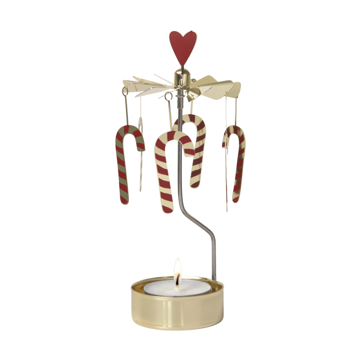 Angel chime candy cane, Gold Pluto Design