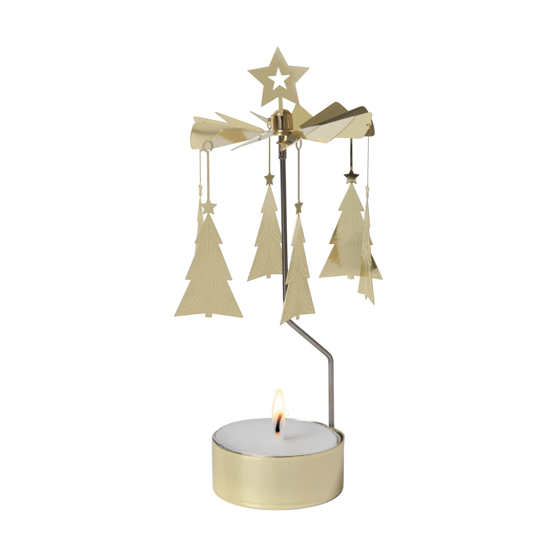 Angel chime Christmas tree, Gold Pluto Design