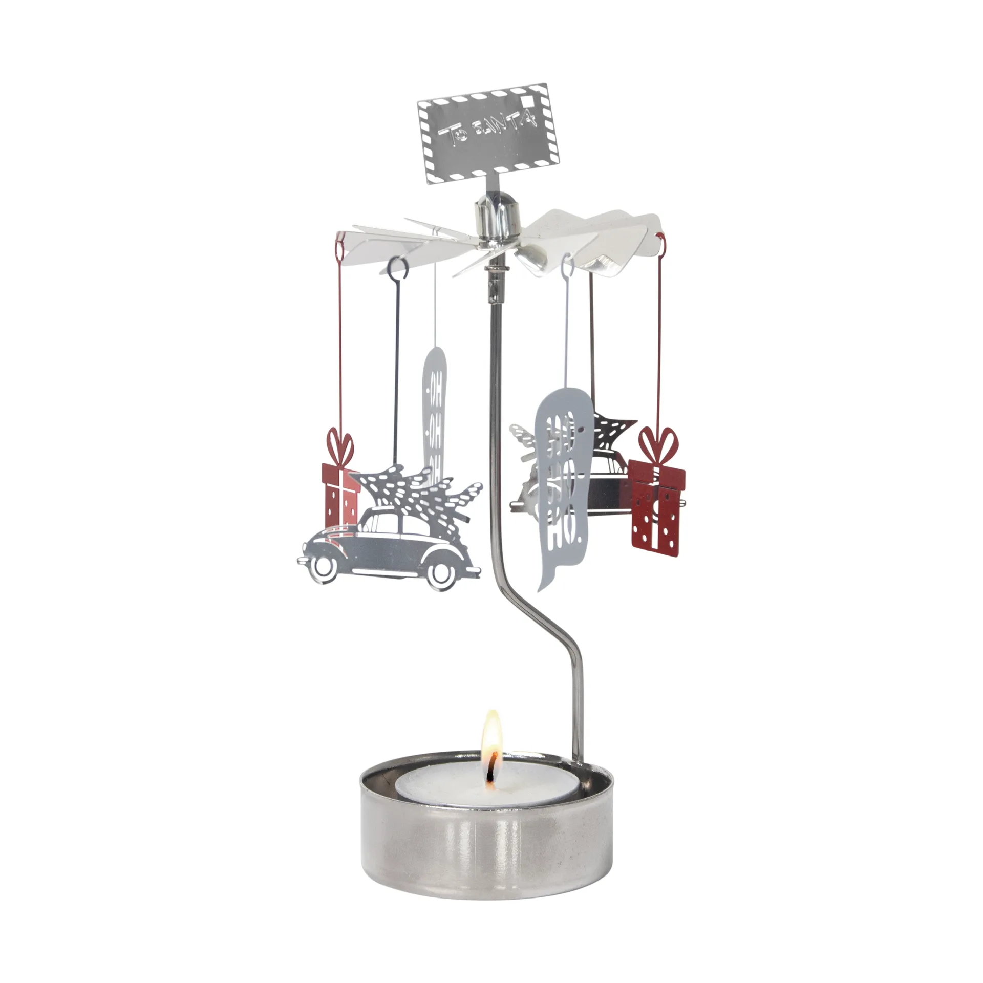 Angel chime To Santa, Gold Pluto Design