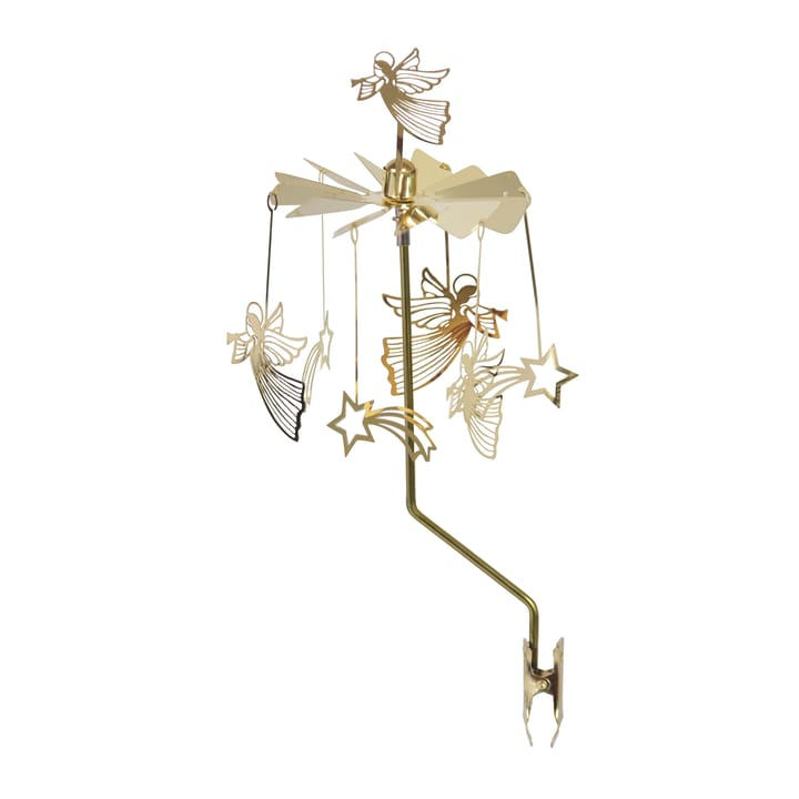 Angel chimes clips angels and stars, gold Pluto Design