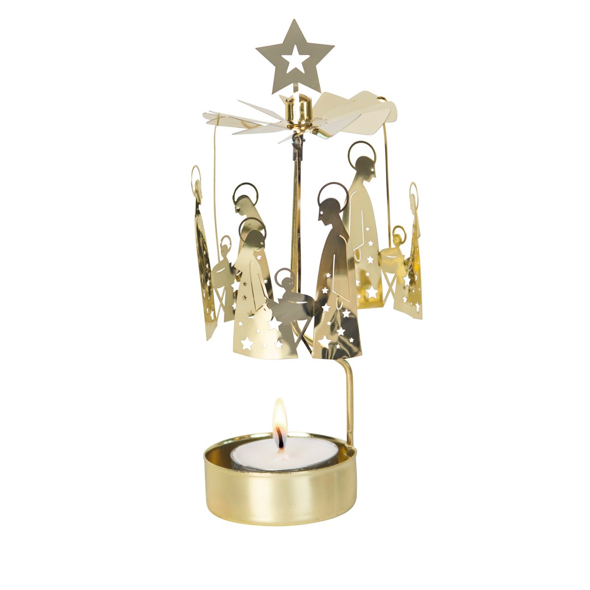 Pluto Design Angel chimes crib family gold | Scandinavian Design | Christmas decorations | Gold-coloured