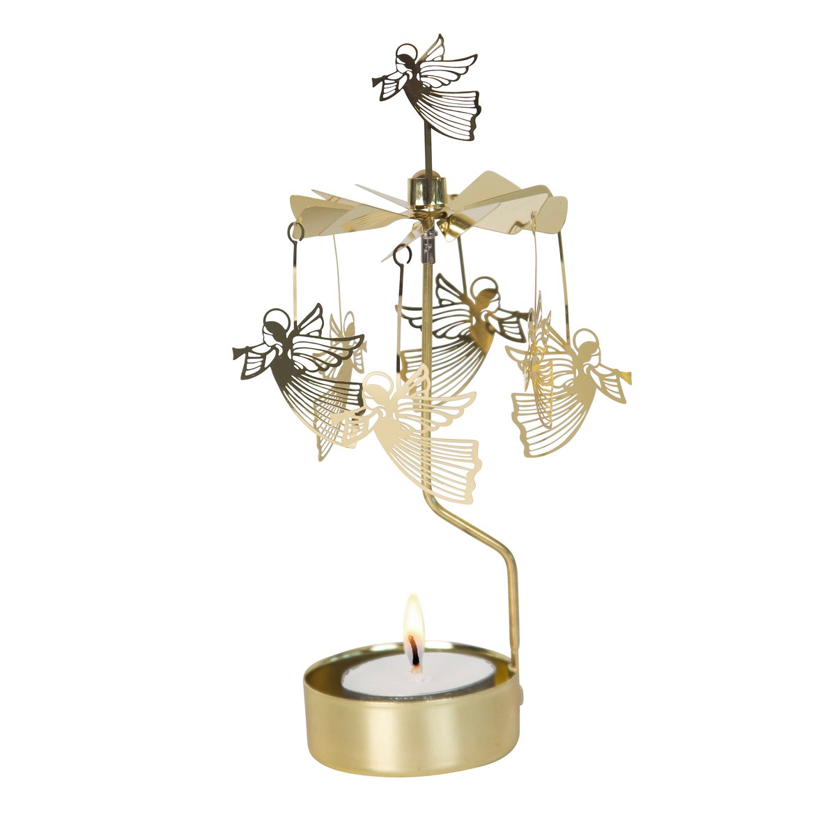 Pluto Design Angel chimes flying angels gold | Scandinavian Design | Christmas decorations | Gold-coloured