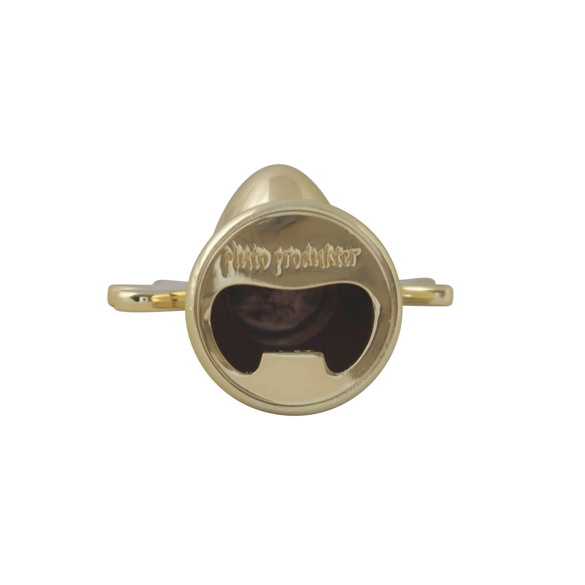 Bottle opener moose, gold Pluto Design