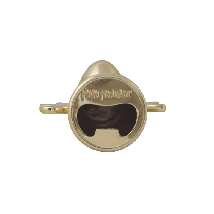 Bottle opener moose, gold Pluto Design