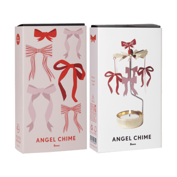Bow angel chime - Gold-red-pink - Pluto Design