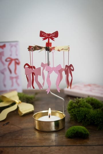 Bow angel chime - Gold-red-pink - Pluto Design