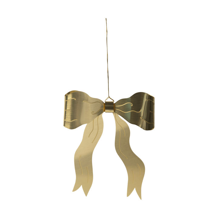 Bow decoration hanger - Gold - Pluto Design