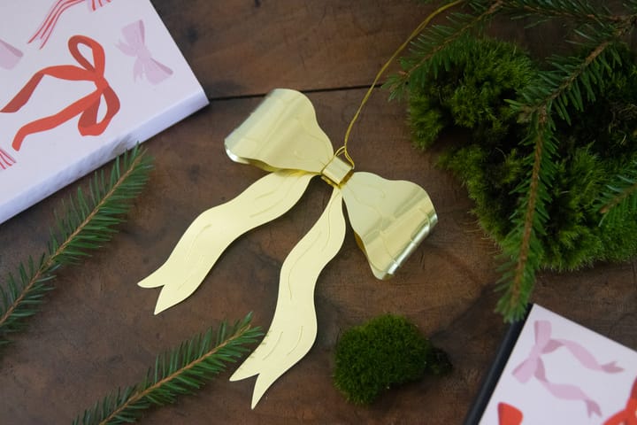 Bow decoration hanger, Gold Pluto Design