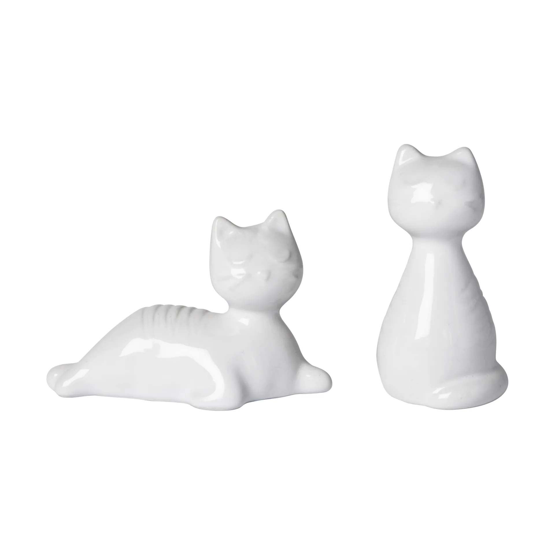 Cat salt & pepper mills, White Pluto Design