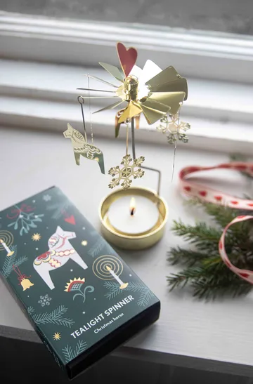 Christmas horse angel chimes - Gold - Pluto Design