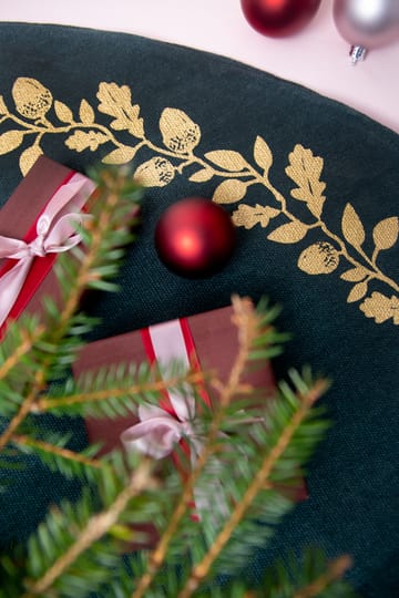 Christmas tree rug oak Ø110 cm - Green - Pluto Design