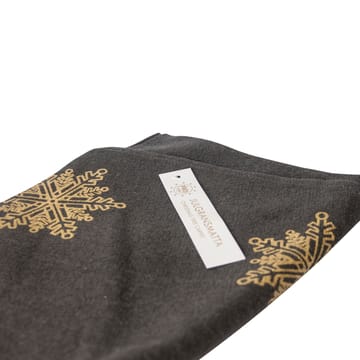 Christmas tree rug snow star Ø110 cm - Grey-gold - Pluto Design