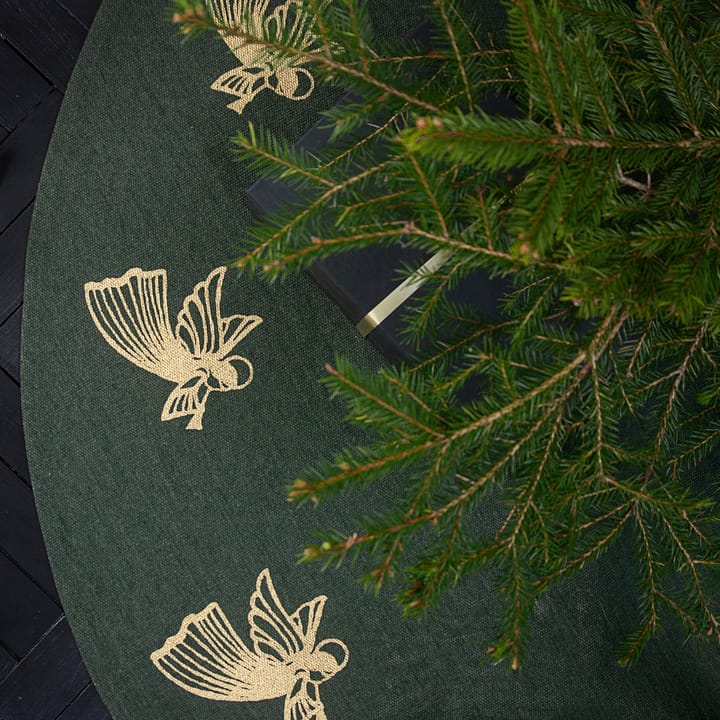 Christmas tree skirt flying angels - green - Pluto Design