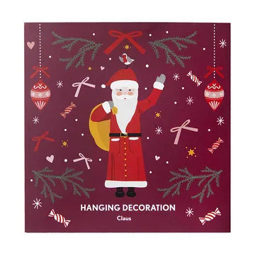 Claus decorative hanging ornament - Gold - Pluto Design