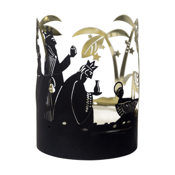 Crib Family tealight holder - Gold - Pluto Design