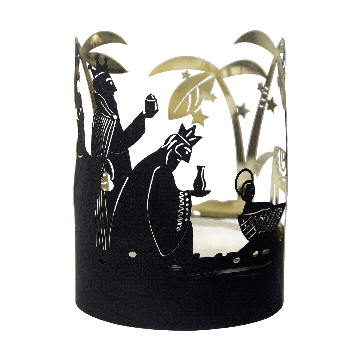 Pluto Design Crib Family tealight holder Gold | Scandinavian Design | Tea light holders, lanterns & candle dishes | Gold-coloured