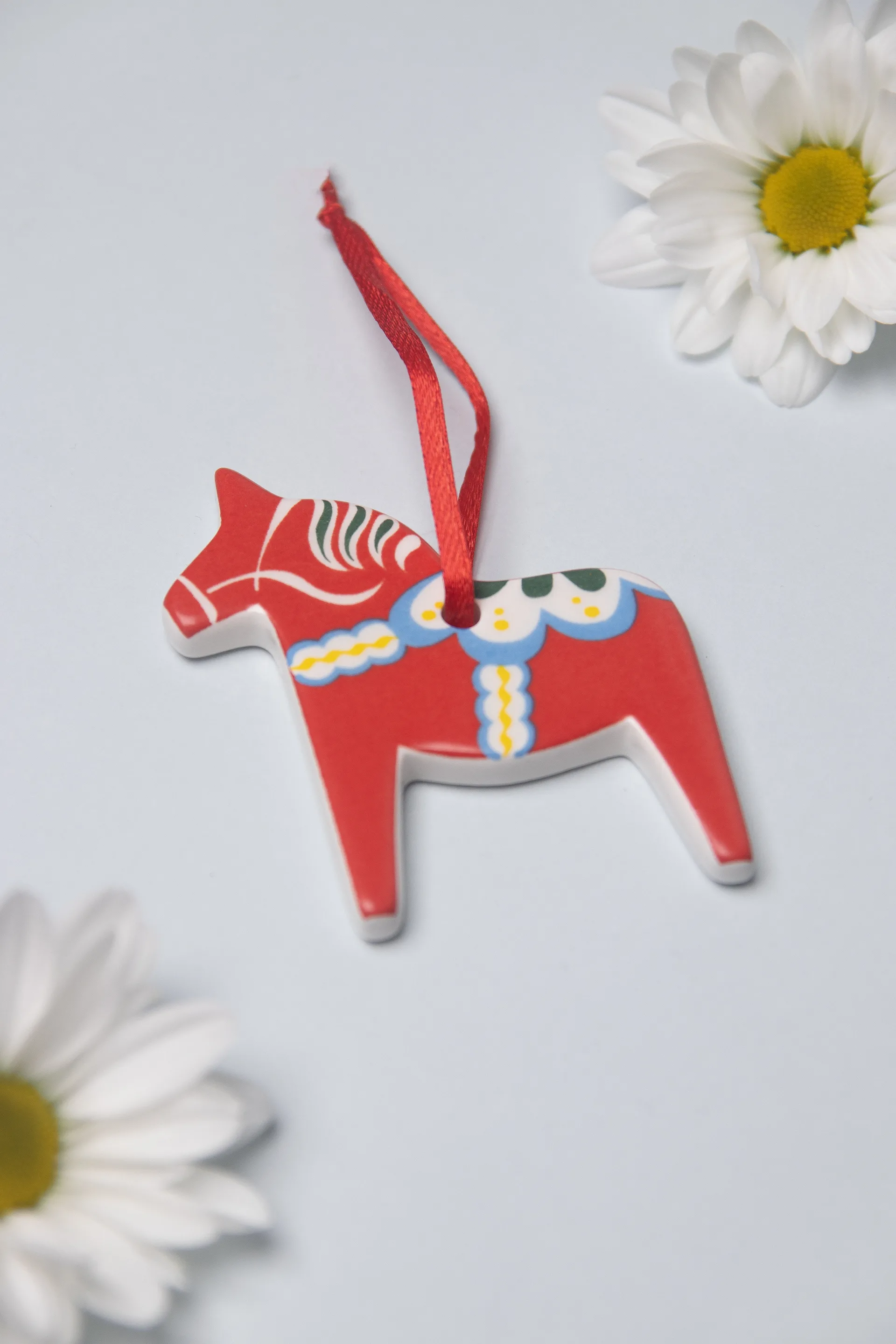 Dala horse decoration pendant, Red Pluto Design