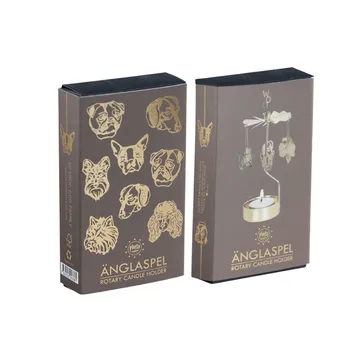 Dog family Angel Chimes - Gold - Pluto Design