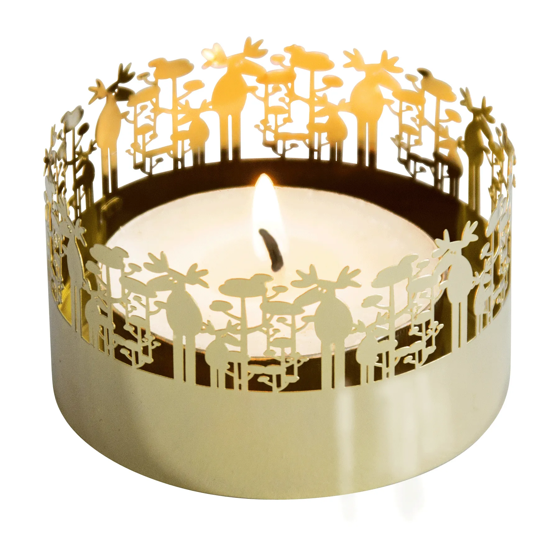 Etsad candle holder gold, Moose Pluto Design