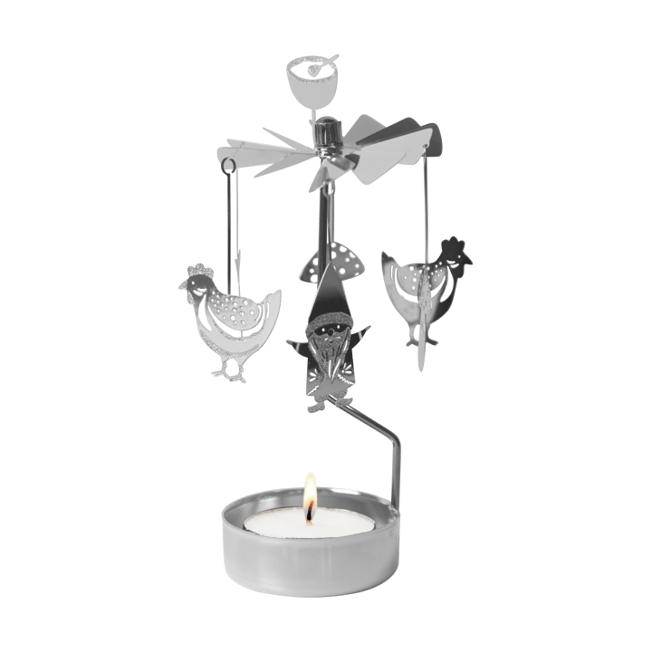 Fox & Santa angel chime - Silver - Pluto Design