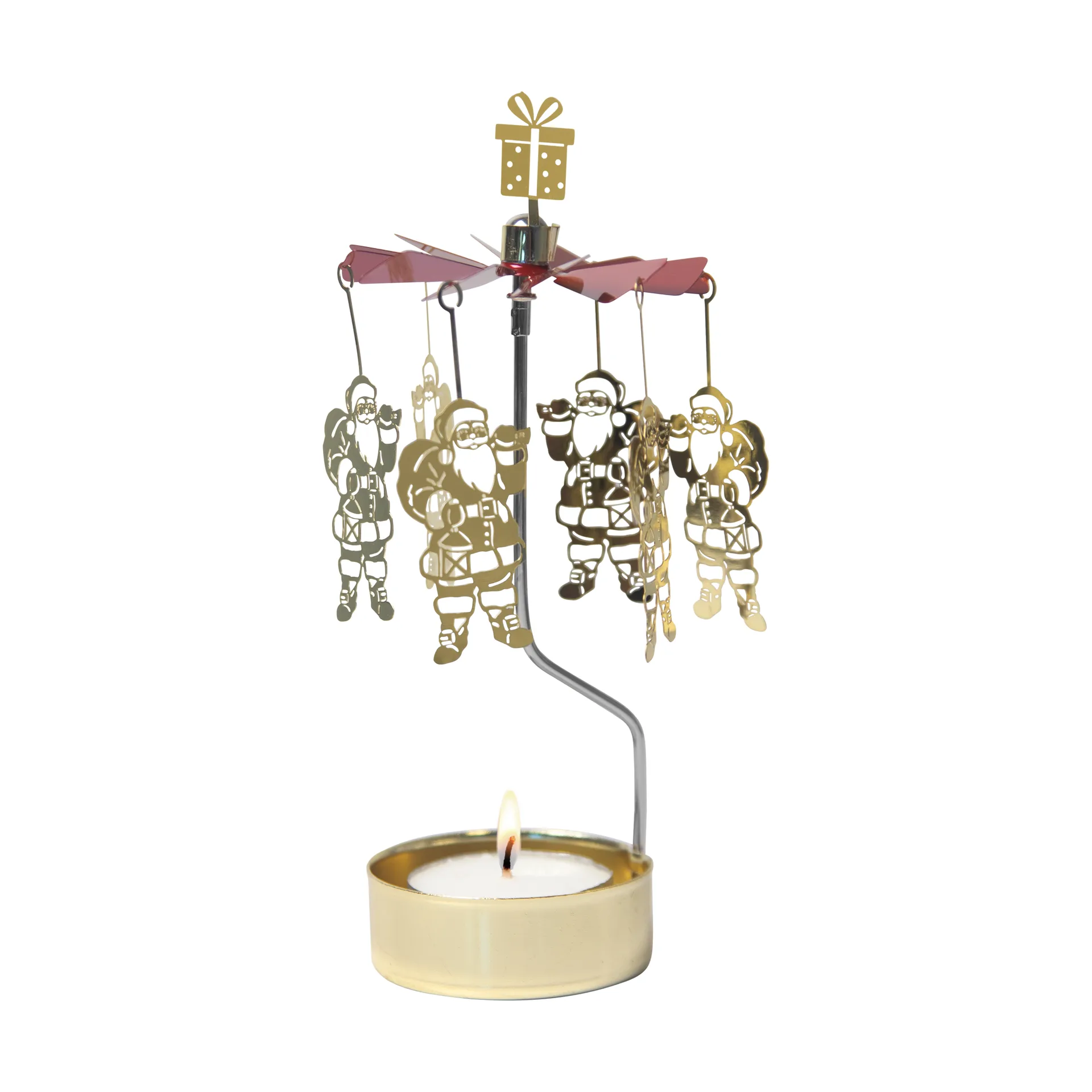 From Santa angel chime, Gold-red spinner Pluto Design