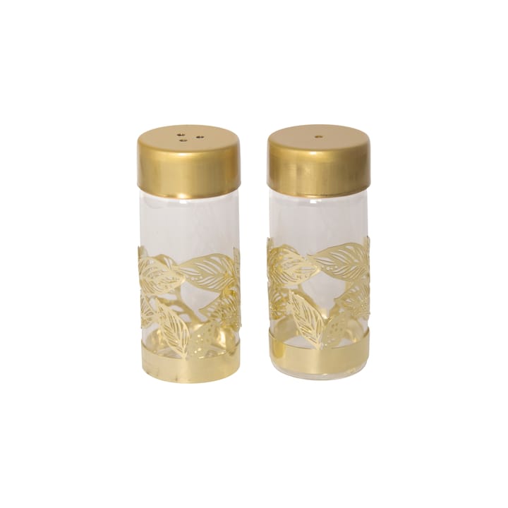 Greenska salt- and pepper mill - Gold-glass - Pluto Design